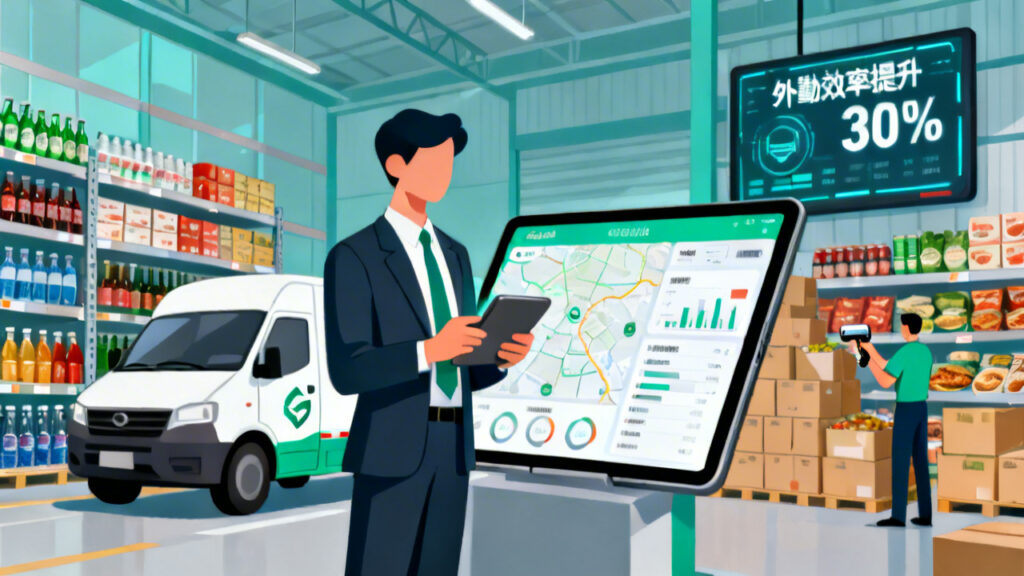 外勤管理低效？食品饮料行业软件实战指南