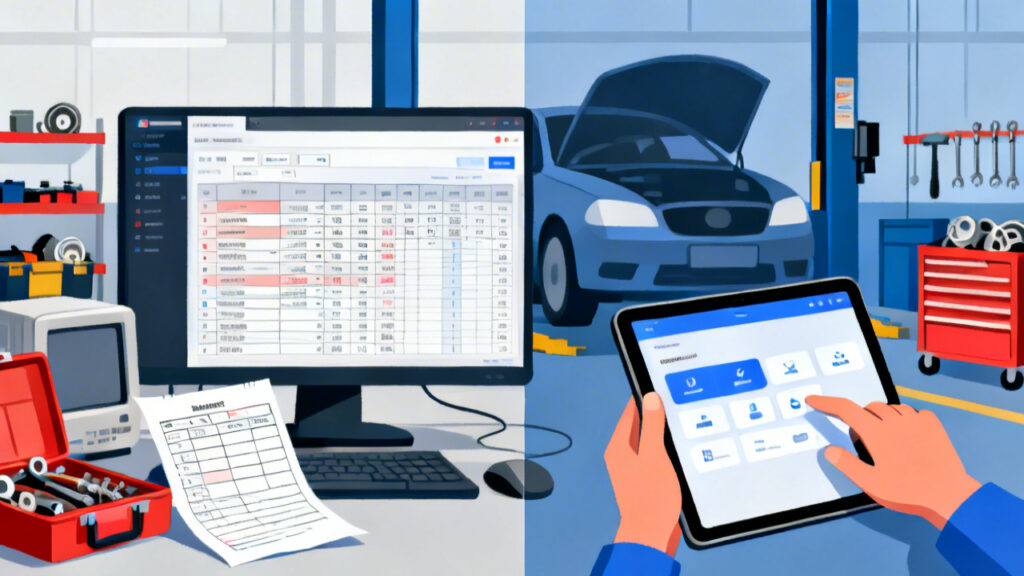 主流汽配外勤管理软件优劣对比