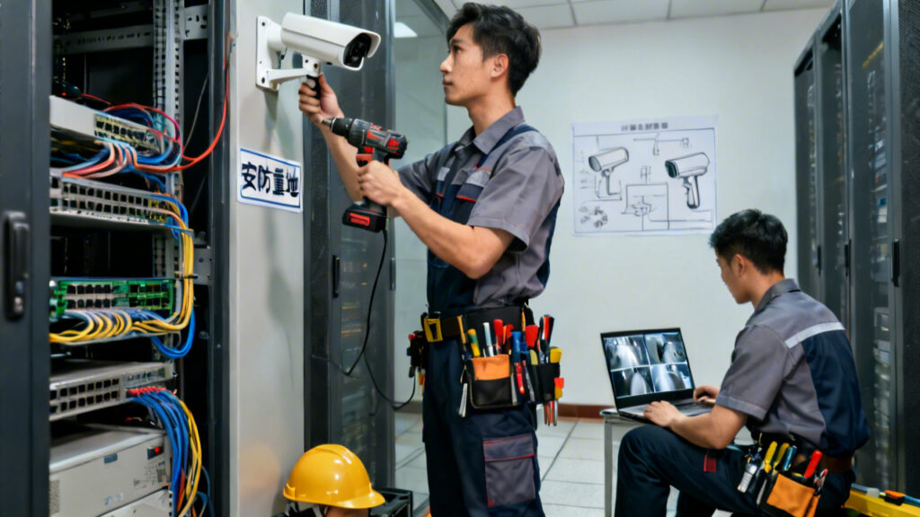 安防设备安装人员外勤管理