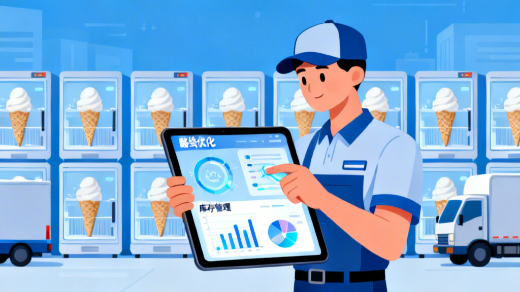 雪糕行业外勤管理软件：破解配送低效与成本高难题