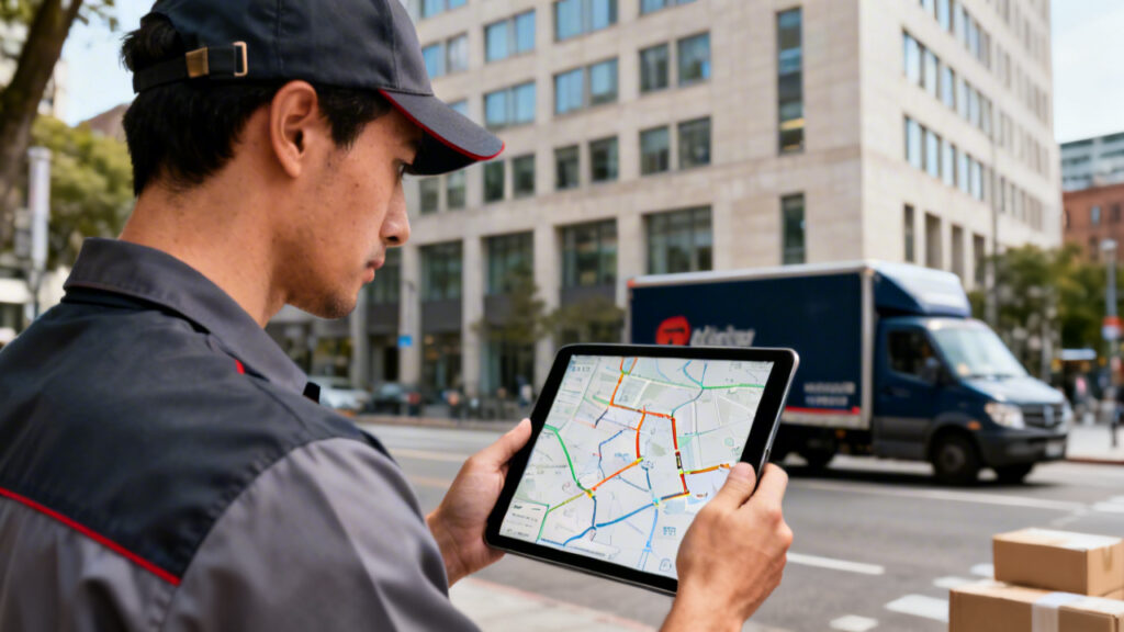 商品配送人员外勤管理：路线优化与签收