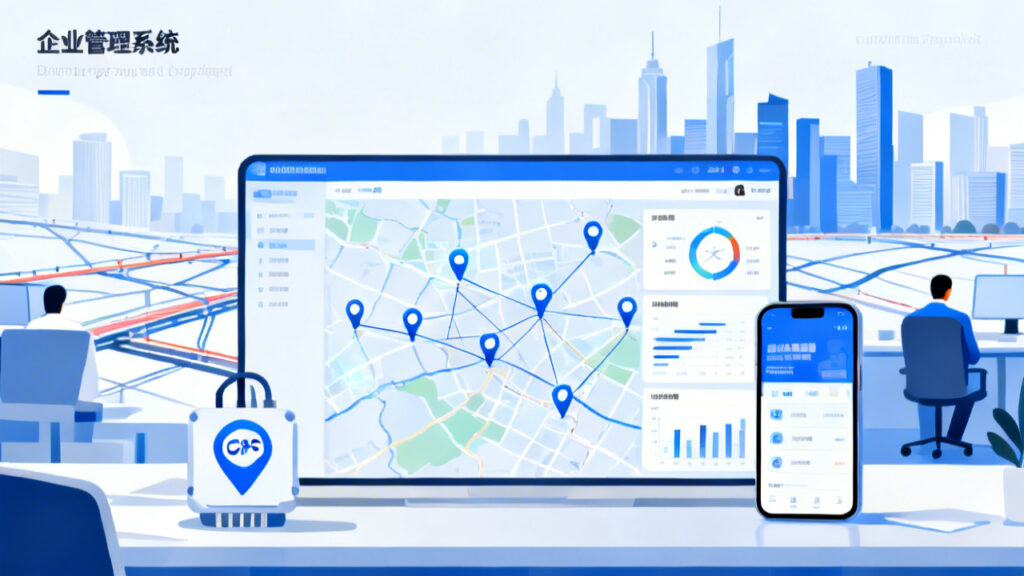 出差工作地点定位系统的组成有哪些？讲清核心模块与作用