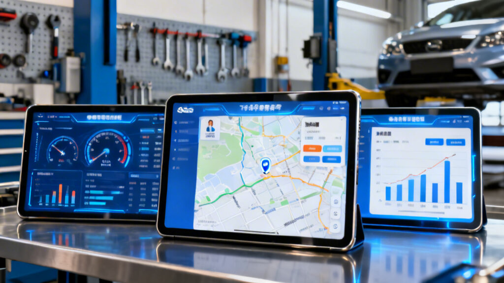 3款主流汽车保养美容外勤管理软件优劣对比