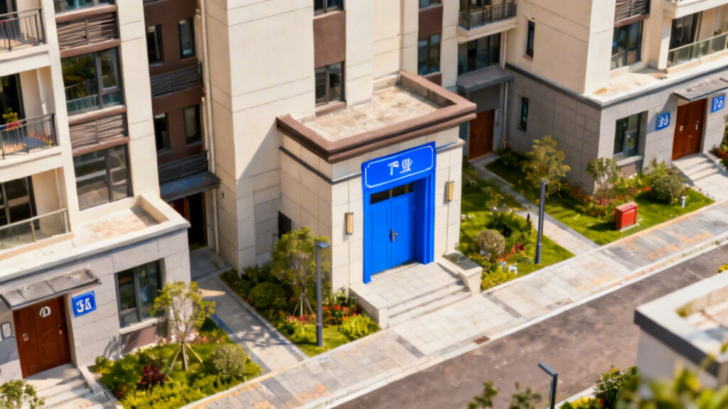 楼栋门牌号定位：管理者的成本控制决策