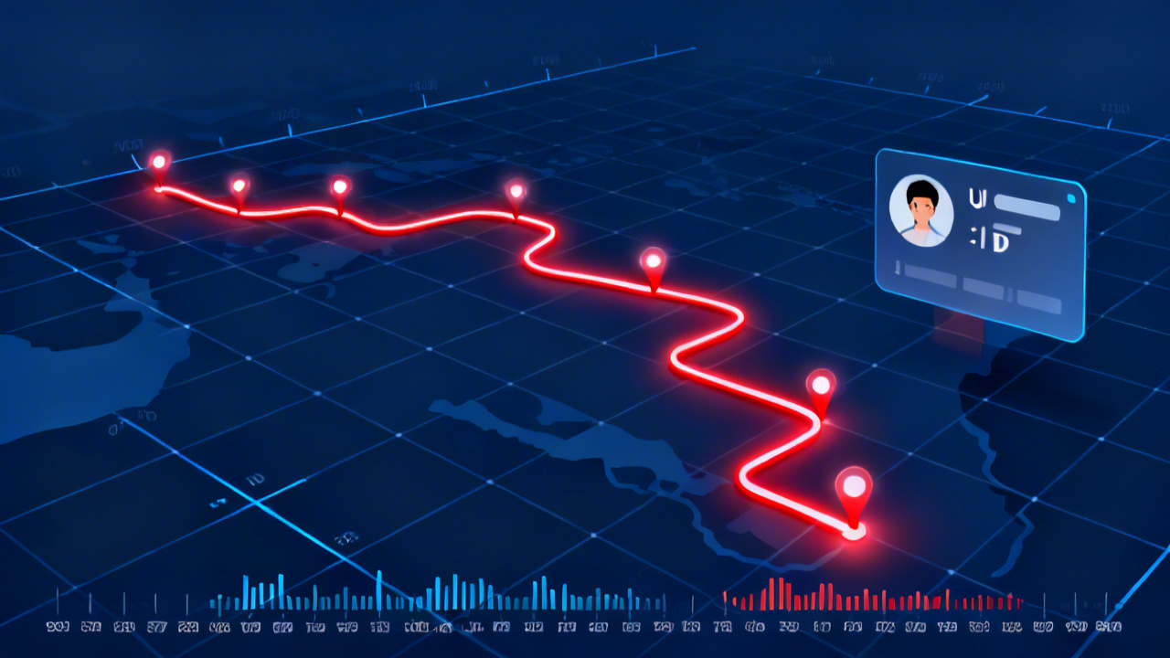 行程轨迹记录的数据组成有哪些？用户信息与位置点如何关联