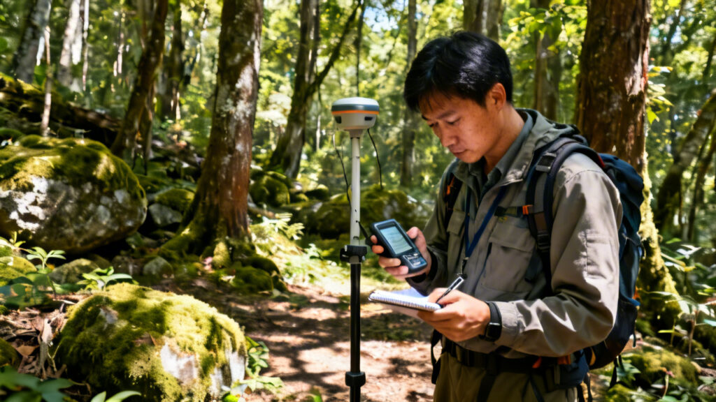 野外调研人员外勤数据采集与定位
