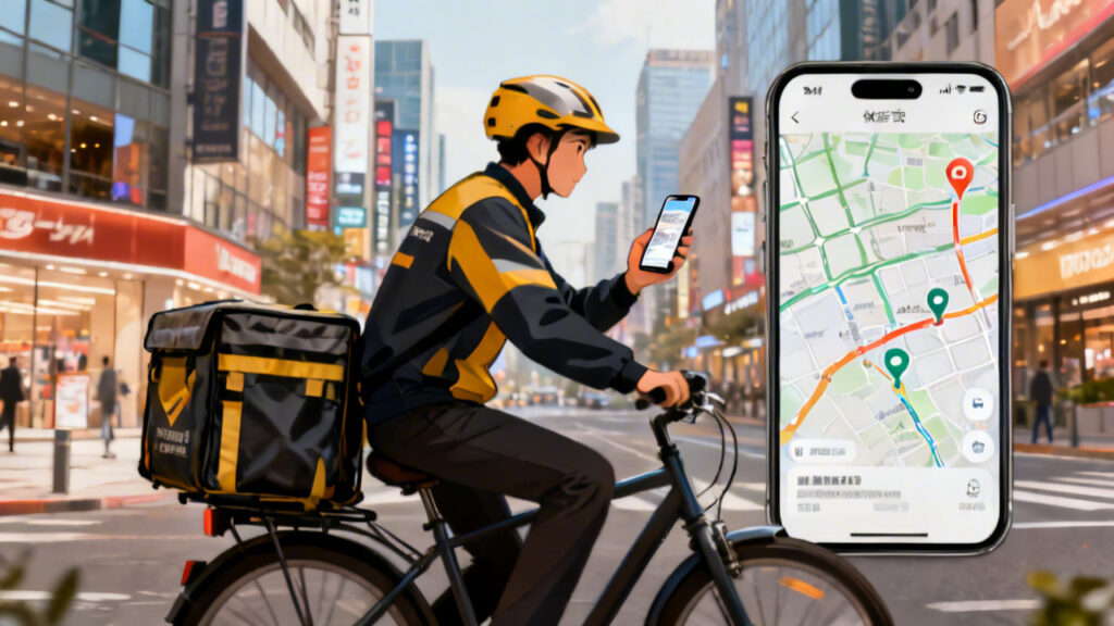 外卖配送定位怎么做？餐饮外卖配送人员定位方案