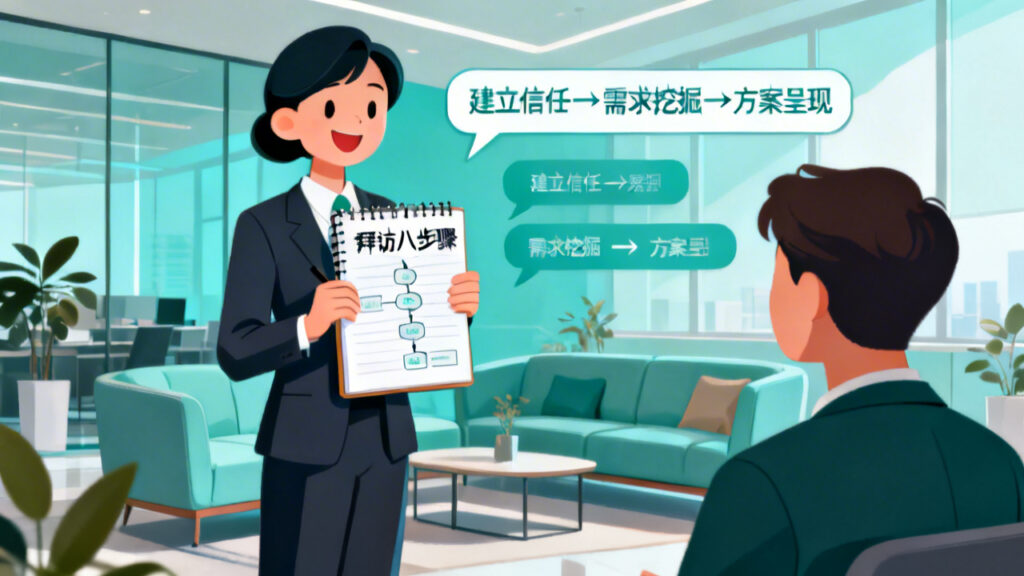 拜访八步骤口诀，轻松搞定客户沟通！