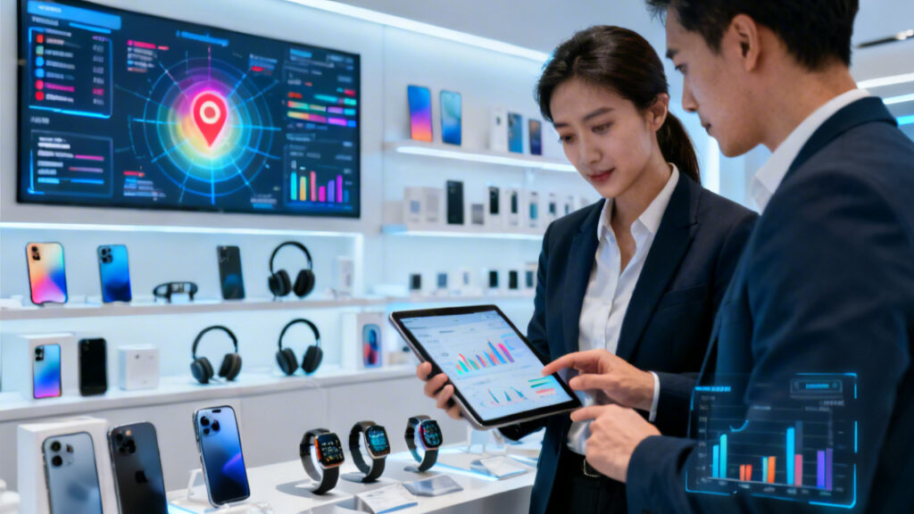 数码产品销售定位怎么实现？数码硬件销售外勤定位方案