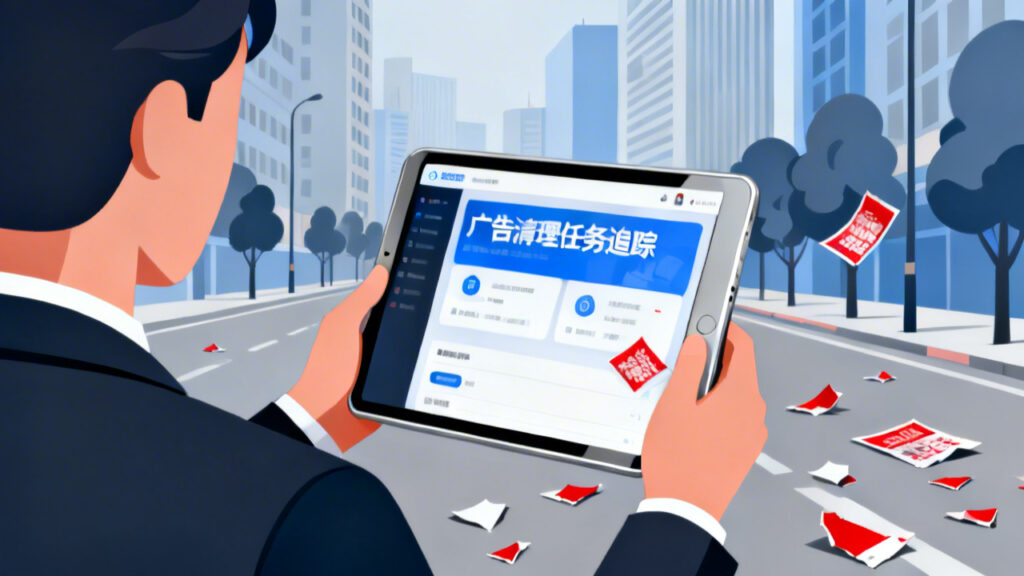 负责人必看：牛皮癣广告清理行业外勤管理软件选型