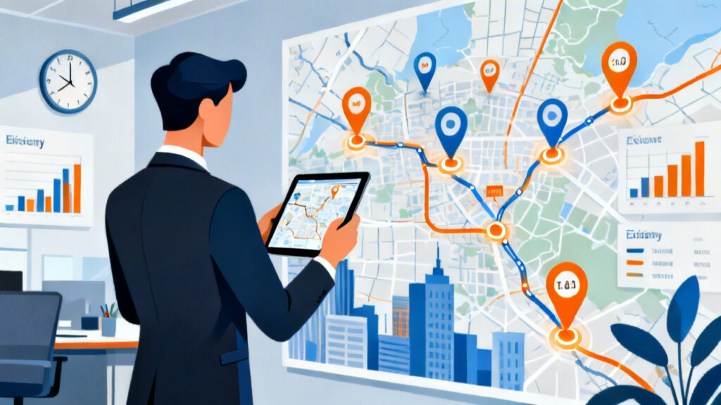 员工外出路线怎么规划更高效？