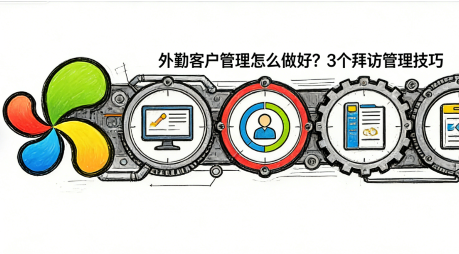 外勤客户管理怎么做好？3个拜访管理技巧