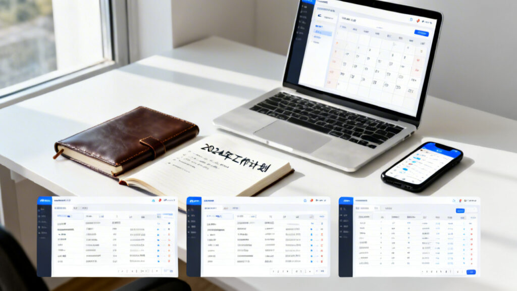 每日详细工作行程：主流工具对比推荐