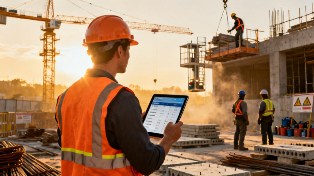 施工管理人员外勤考勤与安全监督