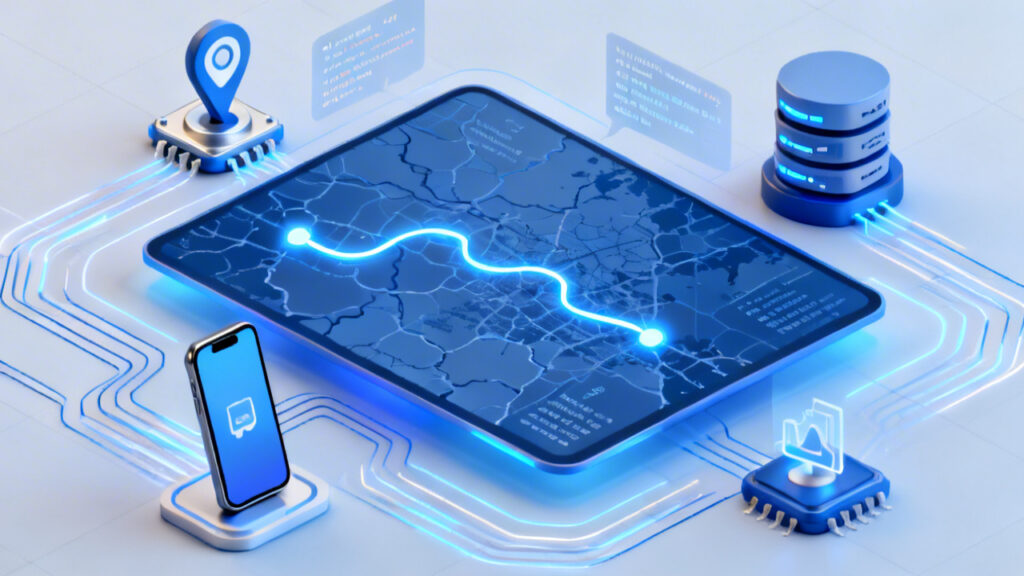 实时定位轨迹app的关键组件有哪些？解析硬件、软件与数据流的协作