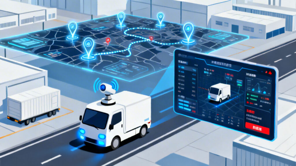 物流车定位轨迹失控？一招解决实时监管难题