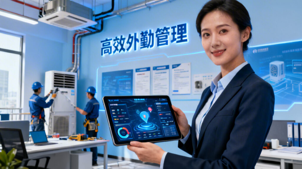 空调企业负责人必备外勤管理系统