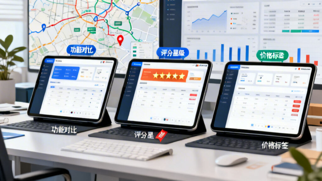 3大主流城市配送外勤管理软件优劣对比分析