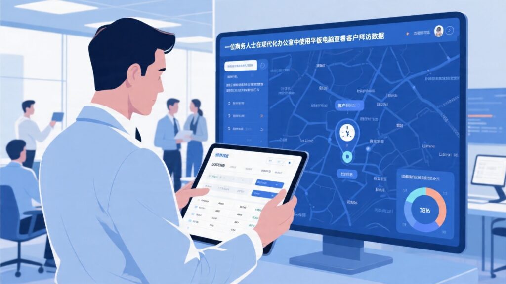如何通过客户拜访管理能否防作假实现精准销售过程监控