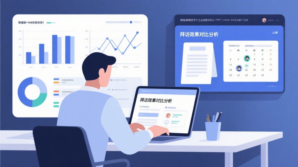 拜访数据是否支持对比分析？5步教你实现客户拜访效果量化评估