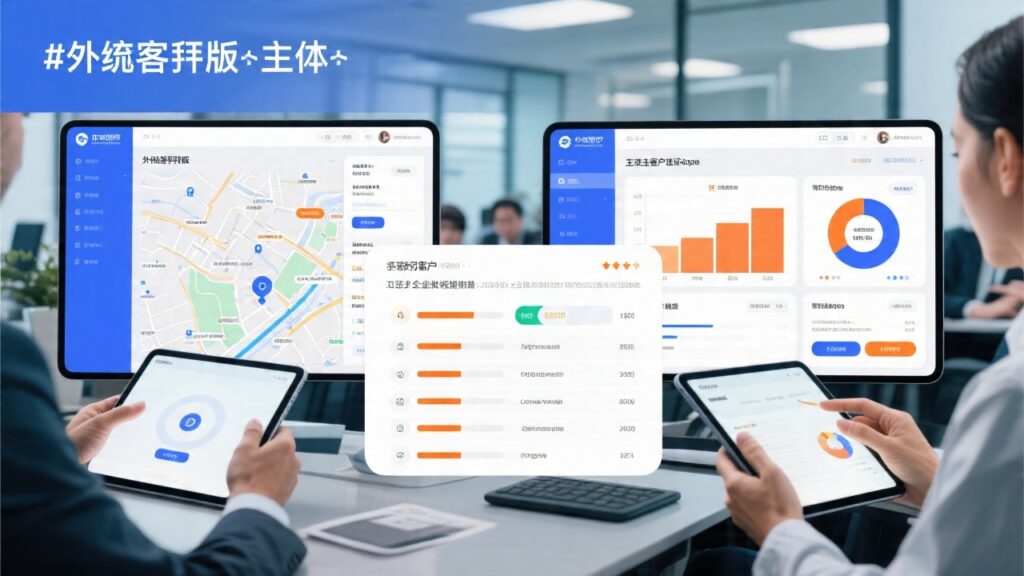 外勤客拜版与主流客户拜访软件横向评测：哪款更适合您的销售团队