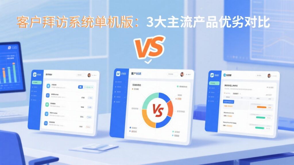 客户拜访系统单机版：3大主流产品优劣对比