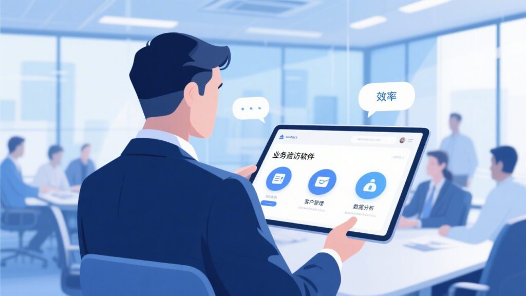 业务拜访软件怎么选？3个关键点帮你搞定！
