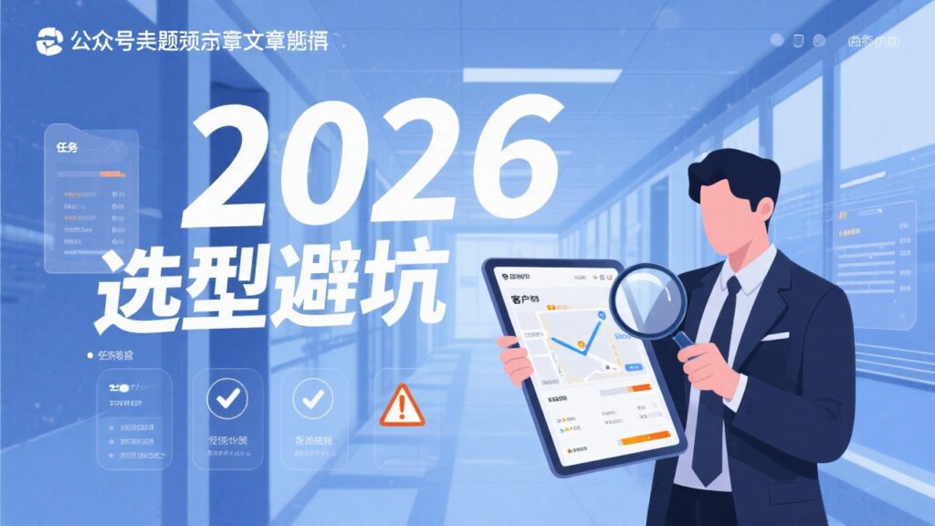 业务拜访软件哪个好？2026年选型避坑指南