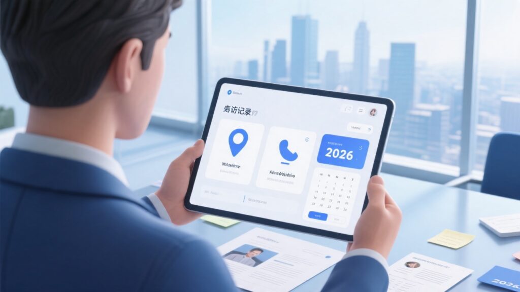 拜访记录软件怎么选，2026年这3点要看清