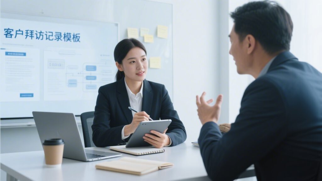 咨询顾问客户拜访怎么记录？掌握这5个核心步骤与高效模板