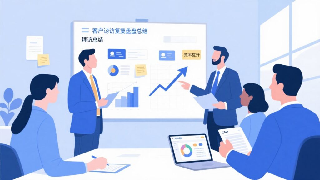 拜访客户管理：业务总结提升团队效率