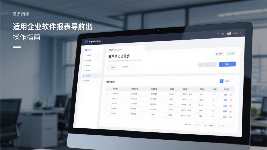 拜访报表是否支持导出？手把手教你完成客户拜访数据导出