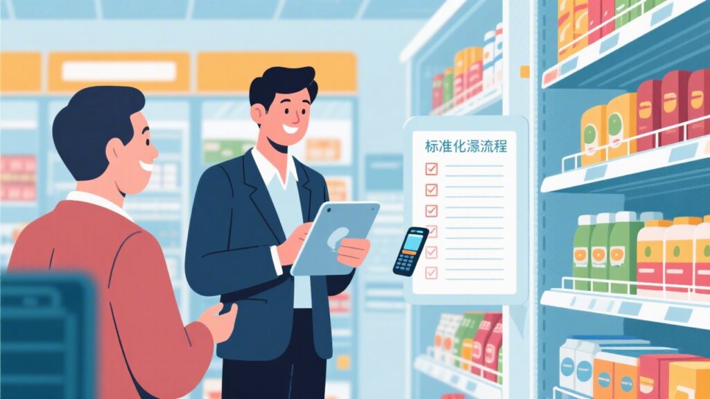 快消拜访标准流程的七个核心步骤详解