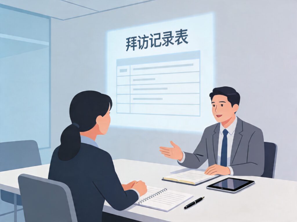 政企客户拜访如何留痕的5个关键步骤与实操方法