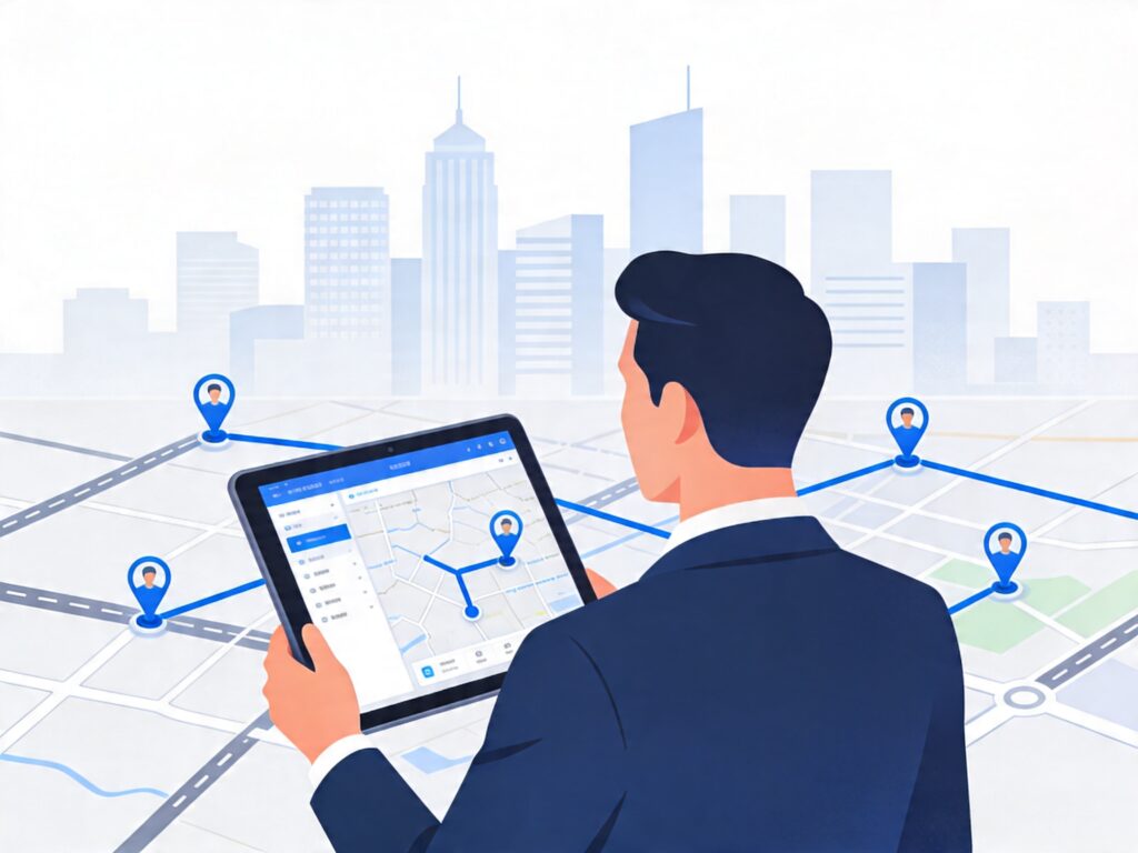 如何通过外勤拜访是否支持顺路规划功能提升客户拜访效率