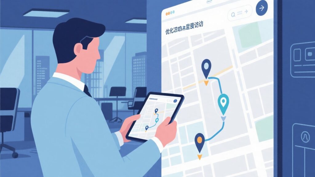 业务员拜访路线软件负责人必备
