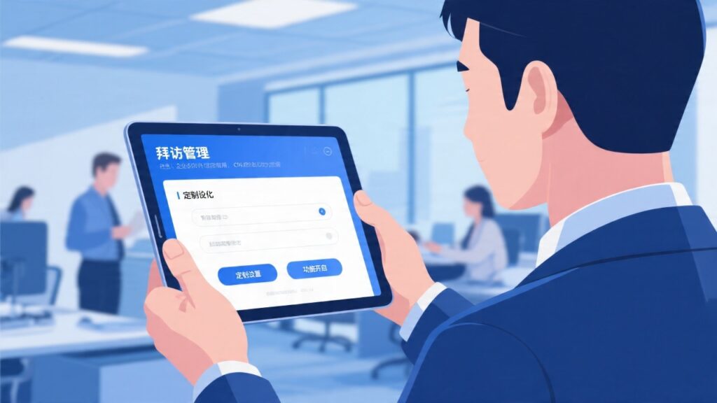 操作指南：如何确认您的拜访管理是否支持定制并开启相关功能