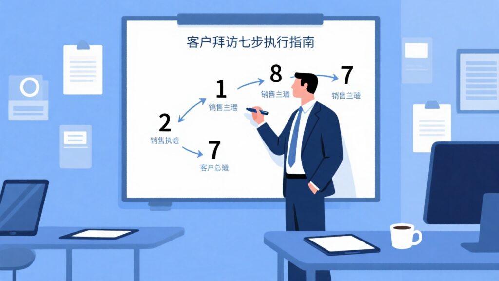 客户拜访管理怎么落地？销售主管必看的七步执行指南