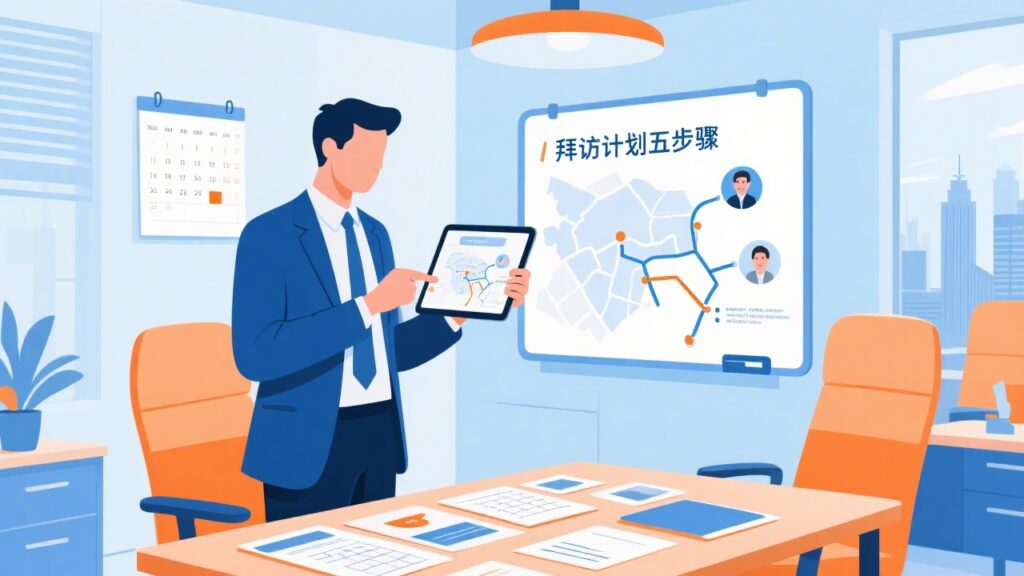 外勤拜访有没有计划管理？5个步骤教你高效规划客户拜访流程