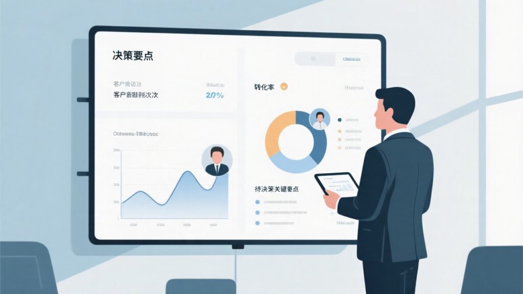 拜访客户管理负责人决策要点