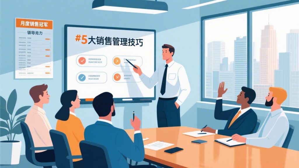 怎么管理销售人员？5大技巧提升团队战斗力