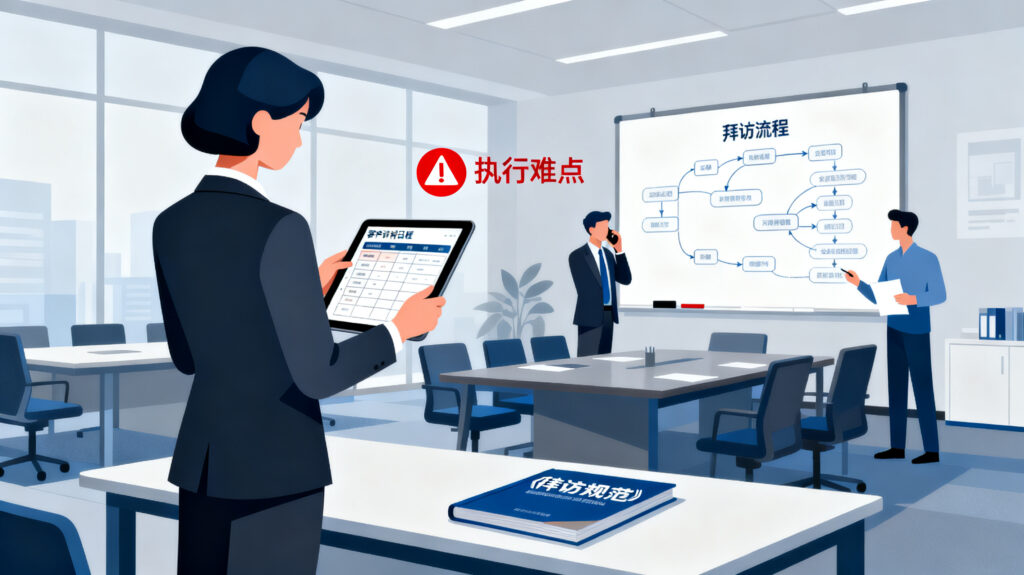 公司管理员工拜访客户规定要求有哪些，执行难点与解决