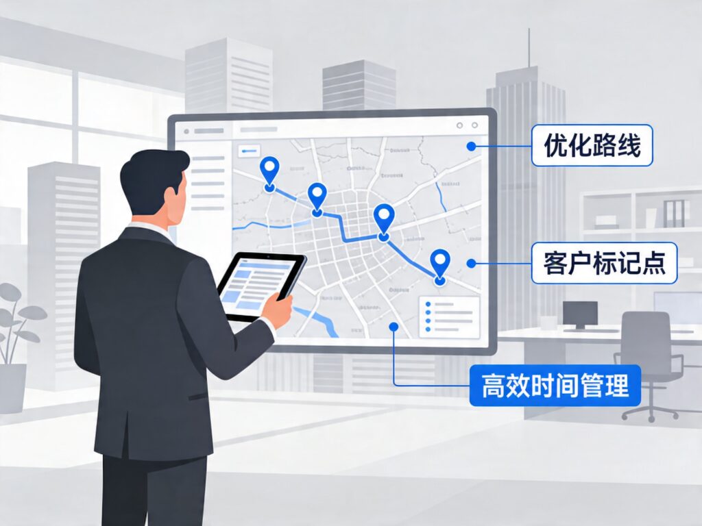 拜访路线是否自动优化？三步操作指南实现高效客户拜访