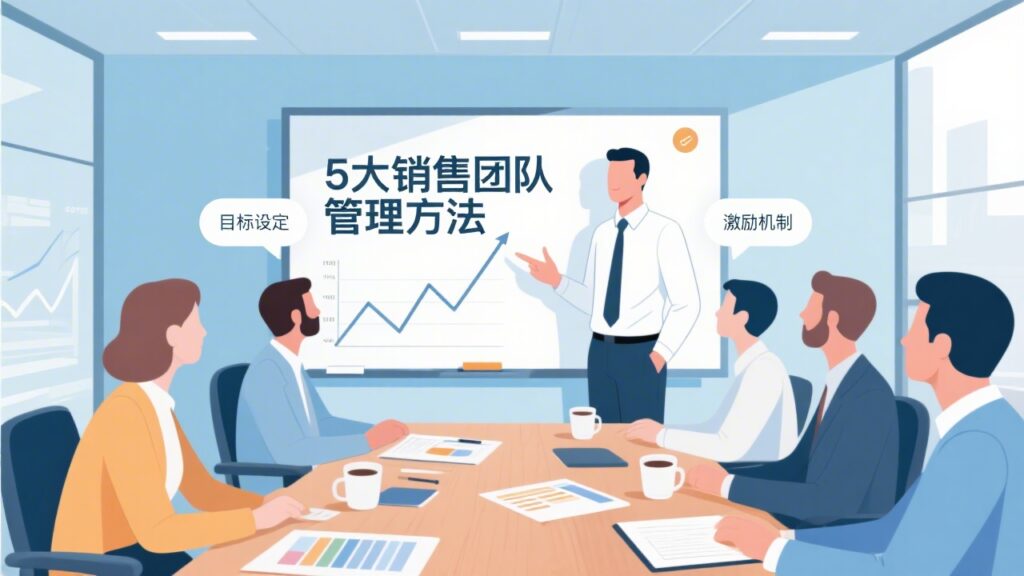 如何有效进行销售团队管理:5大方法，团队管理不愁！