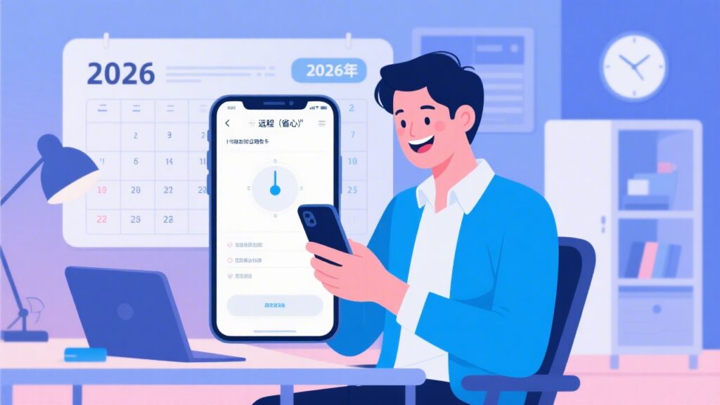 远程考勤打卡软件怎么选？2026年最省心方案！