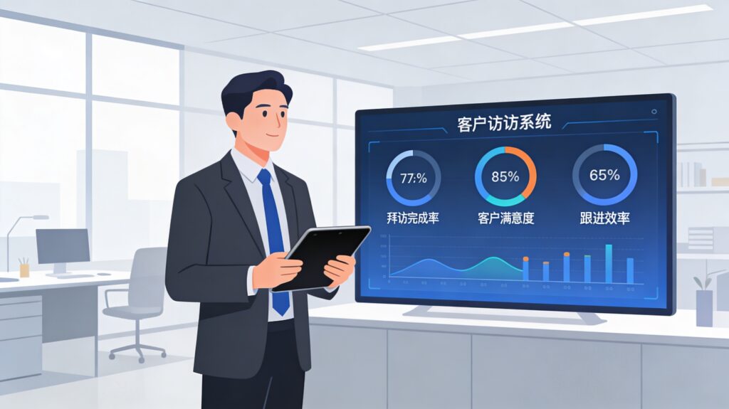 客户拜访系统哪个好？3大核心指标帮你决策