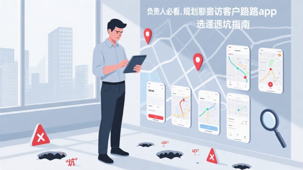 负责人必看：规划拜访客户路线app选型避坑指南