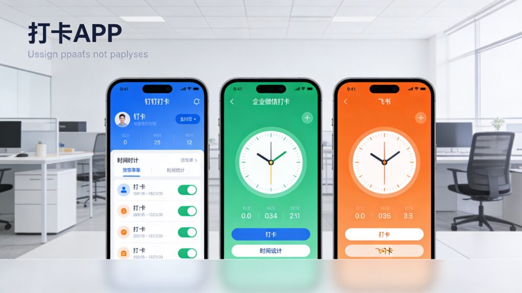 3款主流打卡软件对比，选对提升30%签效率