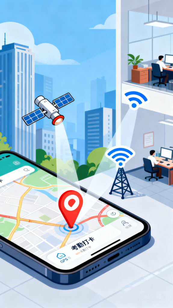 外勤考勤定位精准度测评：GPS、基站与WiFi多重定位的技术差异