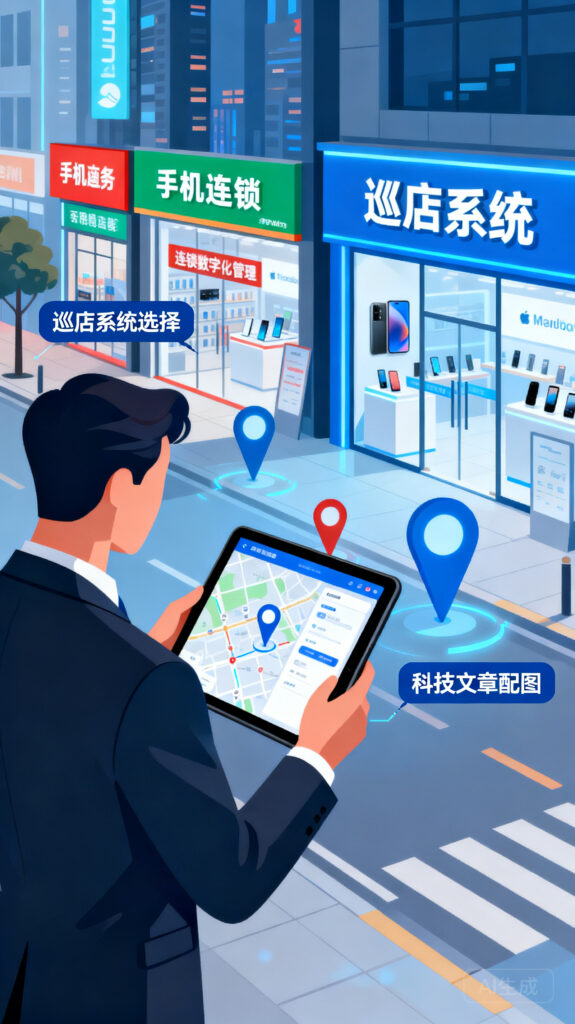 手机连锁门店多，巡店系统怎么选？